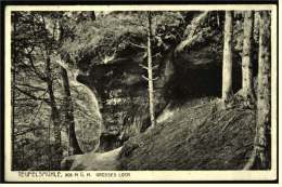 Teufelsmühle  Grosses Loch  -  Bei Loffenau / Schwarzwald  -  Ansichtskarte Ca. 1940     (2752) - Oppenau