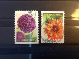 Zweden - Serie Dahlia's 2013 - Used Stamps