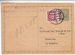 Tchècoslovaquie - Carte Postale De 1935 - Entier Postal - Oblitération Trnava - Expédié Vers La Belgique - Briefe U. Dokumente