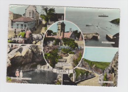 ILE SARK -VUES MULTIPLES The Avenue Creux Harbour COUPEE Venus Pool ANIME Editor Guernsey - Sark