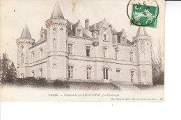 85 Château De LA CACAUDIERE Par POUZAUGES (1900) - Nr 127 Milheau - D22 118 - Pouzauges