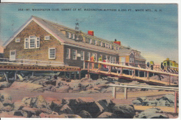 Mt. Washington Club - White Mountains New Hampshire - Stamp & Postmark 1939 - 2 Scans - VG Condition - White Mountains