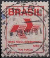 BRESIL BRASIL 1937 (o) Timbre Provisoire Série B Pour Le Courrier International - Usados