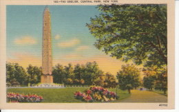 New York City - Central Park - The Obelisk - Stamp & Postmark 1945 - 2 Scans - Central Park