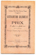 Livret De Distribution Solennelle Des Prix - 1902 - Institution Libre Saint-Nicolas De GIMONT  - 44 Pages - Diplome Und Schulzeugnisse