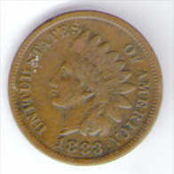 U.S.A. - STATI UNITI D' AMERICA - ONE CENT ( 1883 ) - INDIAN HEAD - 1859-1909: Indian Head