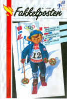 Norwegen Fakkelposten Nr. 1-1993 Olympische Spiele Lillehammer 1994 Ausgabe Der Norwegischen Post - Hiver 1994: Lillehammer