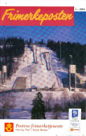 Norwegen Frimerkeposten Nr. 1-1994 Olympische Spiele Lillehammer 1994 Ausgabe Der Norwegischen Post In Deutscher Sprache - Invierno 1994: Lillehammer