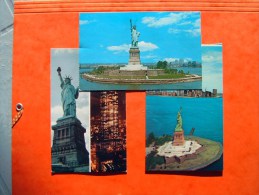3 Post Card  NEW YORK -  The Statue Of Liberty - New York City    - - Statue De La Liberté