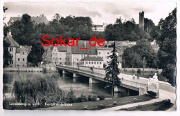 AK Landsberg Am Lech 1956, Karolingerbrücke, Oberbayern, Bayern - Landsberg