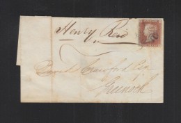 One Penny On Cover Creased - Lettres & Documents
