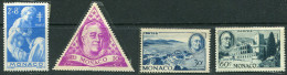 MONACO - Y&T 293**, 295** à 297** (20% De La Cote) - Andere & Zonder Classificatie