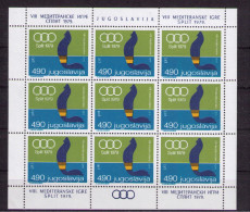 YUGOSLAVIA Mediterranean Games - Blocks & Sheetlets