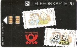 TARJETA DE ALEMANIA DE UNOS SELLOS  INFANTILES  (STAMP-SELLO) NUEVA-MINT - Timbres & Monnaies