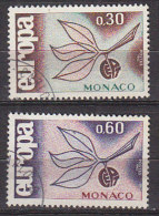 Q6770 - MONACO Yv N°675/76 - Usados