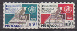 Q6782 - MONACO Yv N°703/04 - Usados