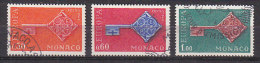 Q6805 - MONACO Yv N°749/51 - Oblitérés