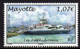 Mayotte N° 188 XX  Navire : Les Amphidromes Sans Charnière TB - Usati