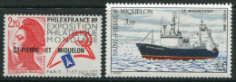 SAINT PIERRE ET MIQUELON - Y&T 489** Et 493** (20% De La Cote) - Neufs