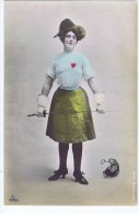 Femme Escrimeuse ,1900 , Photo Dover St. Studio . Printed In Saxony - Frauen