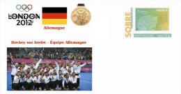 Spain 2014 - Olympic Summer Games London 2012 - GERMANY Gold Medals Special Prepaid Cover - Summer 2012: London