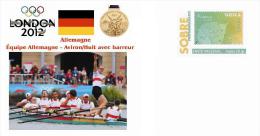 Spain 2014 - Olympic Summer Games London 2012 - GERMANY Gold Medals Special Prepaid Cover - Summer 2012: London