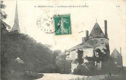 ARGENT LE CHATEAU COTE SUD ET LE CLOCHER - Argent-sur-Sauldre