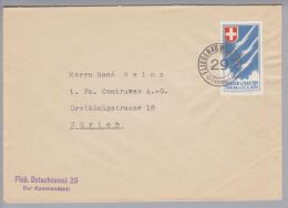 Schweiz Soldatenmarken Brief 1939 Flieger & Flab.Trp. - Documents