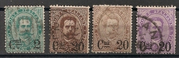 Italie 1890. N° 52-54. Oblit. - Sonstige & Ohne Zuordnung