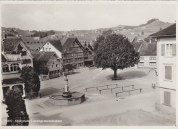 SUISSE,SCHWEIZ,SVIZZERA,S WITZERLAND,HELVETIA,SWISS ,APPENZELL,LANDSGEMEINDEP LATZ,fontaine,1947 - Appenzell