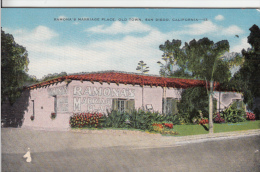 San Diego California - Old Town - Ramona's Marriage Place - Unused - San Diego