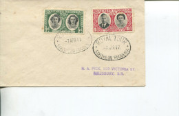 (313) Southern Rhodesia - Royal Tour 1957 Cover - Zuid-Rhodesië (...-1964)