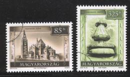 HUNGARY-2013. SPECIMEN Tourism - Cathedral In Szeged And House Of Spring-well In Orfű Mi:5631-5632. - Gebruikt