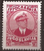 1935  315-19  JUGOSLAVIJA KOENIG ALEXANDAR ADMIRALSUNIFORM  MNH - Unused Stamps