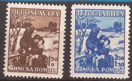 1935  320-21  JUGOSLAVIJA WINTERHILFE CHILDREN  MNH - Ungebraucht