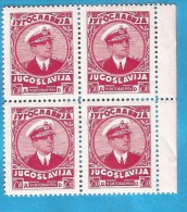 1935  315-19  JUGOSLAVIJA KOENIG ALEXANDAR ADMIRALSUNIFORM  MNH - Ungebraucht