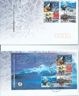 2008 International Polar Year Set Of 4 & Mini Sheet As Issued From GPO All In Presentation Pack Complete Mint Unhinged - Verzamelingen & Reeksen