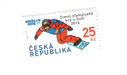 Czech Republic  2014 - Winter Olympic Games In Sochi, Snowboard, 1 Stamp, MNH - Winter 2014: Sochi