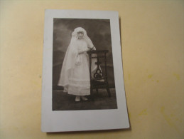 CARTE PHOTO ...ENFANT ET COMMUNION.... - Communie