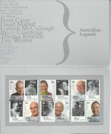 2010 Australian Legends Set 12 As Issued From GPO All In Presentation Pack Complete Mint Unhinged - Presentation Packs