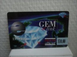 Gem Link 10 $ With Sticker 0800 10412 See 2 Photo´s Used Rare - [2] Prepaid & Refill Cards