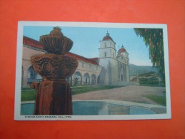 Post Card SANTA BARBARA Mission - 1786 - California - - Santa Barbara