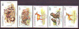 Delcampe - LESOTHO  -  ANIMALS - RABITTS - JACKAL - MONKEYS  -  1984 - MNH** - Hasen