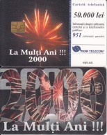 ROMANIA - Happy New Year 2000, Chip GEM3.1, 12/99, Used - Rumänien