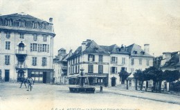 Argeles - La Fontaine Et Statue De Despourrins - Argeles Gazost