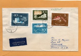 Hungary 1959 Cover Mailed To USA - Storia Postale