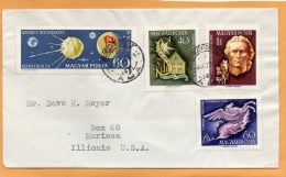 Hungary 1959 Cover Mailed To USA - Covers & Documents