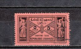 Grand Liban YT Taxe 33 Obl : 1931 - Strafport