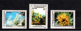 Nouvelle-Calédonie YT 469/71 ** : Fleurs - 1983 - Unused Stamps