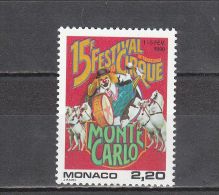 Monaco YT 1703 ** : Cirque - 1989 - Zirkus